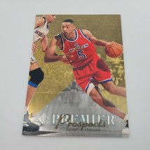 1995 Upper Deck Juwan Howard #5 Premier Prospects Washington Bullets Basketball - $1.08