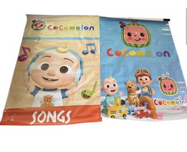 Cocomelon Character Party Banners For Jumpers Bounce House Lot Of 2 Characters - £75.13 GBP