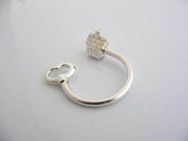 Tiffany &amp; Co Silver House Home Key Ring Keychain Key Chain Housewarming Gift Art - £238.27 GBP
