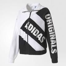 New Adidas Mesh Track Jacket White Jimmy Jazz Track Top Black Jacket BK6... - £101.92 GBP