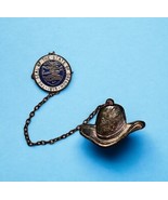 VTG 1859 The Seal of the state of Oregon &quot;THE UNION&quot;  Lapel Pin Silver T... - $61.75