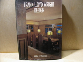 Frank Lloyd Wright Design by Maria Costantino 1996 Hardcover w/Dust Jacket - £35.77 GBP