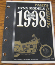 1998 Harley Davidson Dyna Parts Catalog Wide Super Glide Low Rider VG - £27.33 GBP