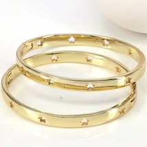 5Pcs wholesale new hot golden star hollow out bangle mens and womens lovers coup - £41.80 GBP