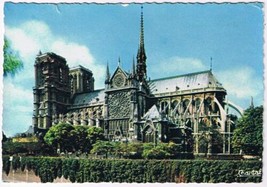 France Postcard RPPC Paris Notre Dame Cathedral - £2.36 GBP