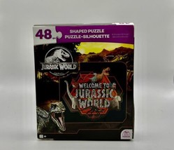 Jurassic World Shaped Puzzle-Silouette 48 Piece (Spin Master, 2022) NEW - $10.00