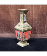 Egyptian handmade bronze Vase, Ancient Egyptian Incense with King Tut, Q... - $2,563.69 MXN