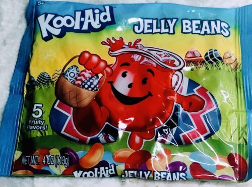 Kool-Aid-Tropical Punch/Cherry/Kiwi Strawberry/Grape/Orange Jelly Beans:4oz/113g - £10.02 GBP