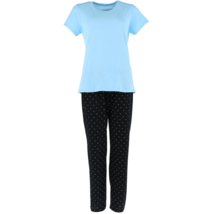 Hanes Essential Women&#39;s Knit Tee and Pants Pajama Set Size S/M  Tagless ... - $16.82