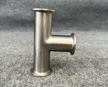 1-1/2&quot;  316L Stainless Steel Sanitary Clamp Tee Used - $19.79
