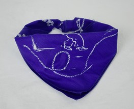 Marc Jacobs Bandana Scarf Rope Western Blue NEW Cowboy Horse Gun Holster Boots - £23.35 GBP