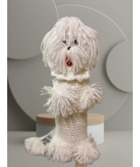 Handmade Knitting Bottle Cover Dog White Color Sale Without Bottle - $928.08 MXN