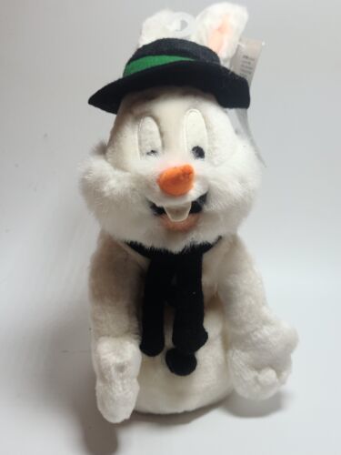 Primary image for Warner Bros Studio Store Bugs Bunny as Snowman 9" Bean Bag Plush Snowman 1998