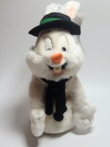 Warner Bros Studio Store Bugs Bunny as Snowman 9&quot; Bean Bag Plush Snowman... - £24.15 GBP