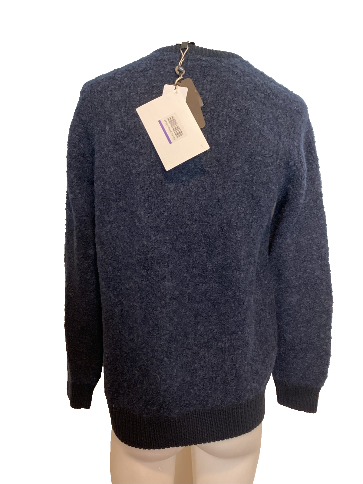 NWT Armani Exchange Men's Wool Blend Pullover Sweater Blue Medium Item image 3