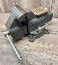 Vintage Craftsman No. 51861 Anvil Bench Vise With 3-1/2 Inch Jaws Made In USA - £69.90 GBP