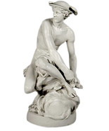 Sitting Mercury Sculpture 24&quot; Museum Replica Reproduction - $5,548.46 MXN