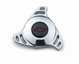 Universal Chevrolet Air Cleaner Center Wing Nut Spinner Chrome w/ Bowtie Large - £12.48 GBP