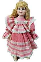 Seymour Mann Connoisseur Doll Collection 20&quot; Tara Porcelain Doll with Wood Stand - £3.18 GBP