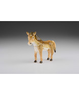Donkey Faberge trinket box hand made by Keren Kopal w/ Austrian crystal - $80.10