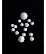 Mid 1800s Non-Glazed Chinas China German Marble Marbles RARE Lot of 15 U... - $179.32 MXN