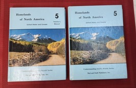 ROD &amp; STAFF Homelands of North America Student Textbook &amp;  Teacher&#39;s Manual HB - £17.92 GBP