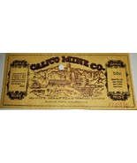 Vintage Ticket to Calico Mine Knott’s Berry Farm  - £3.92 GBP