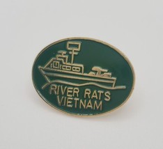 River Rats Patrol Force Vietnam US Navy Collectible Lapel Hat Pin - $19.60