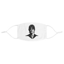 Ringo Starr The Beatles Photo Portrait Black and White Fabric Face Mask Adjustab - £10.70 GBP