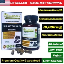 Pure Himalayan Shilajit 10000 MG. 2-BOXES-180 caps . Pure &amp; Potent- Max ... - $34.64