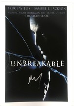 M. Night Shyamalan Signed Autographed &quot;Unbreakable&quot; 11x17 Movie Poster - COA Car - £102.80 GBP