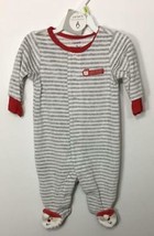 Nwt Carter&#39;s Santa&#39;s Helper Pajama Christmas 3 Months Sleep &amp; Play Baby - £18.60 GBP