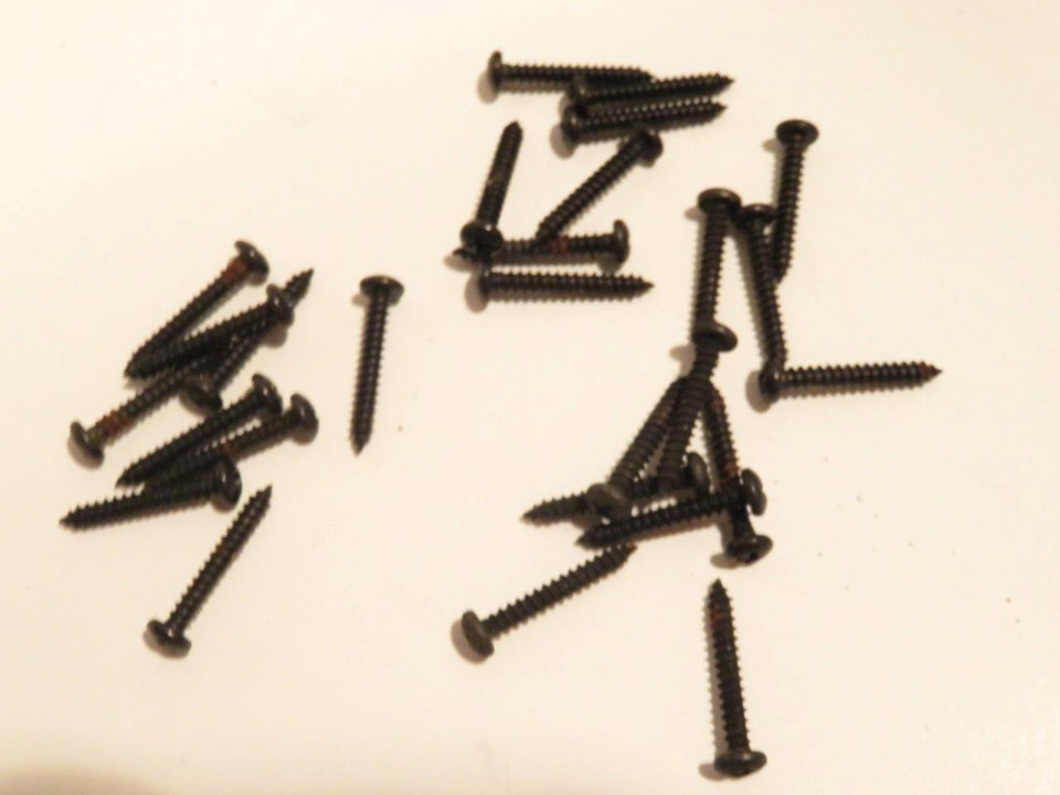 GARGRAVE TRACK #808 - 25 TRACK SCREWS #4 X 3/4&quot; - NEW- H12 - $2.08