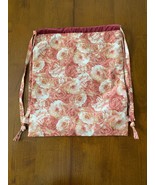 Handmade by PZQUILTS  Child Pink Roses Backpack With Draw Straps - $15.95