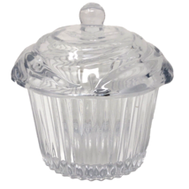 Godinger Shannon Crystal Cupcake Box by Sweet Shoppe Collection Candy Dish - £15.72 GBP