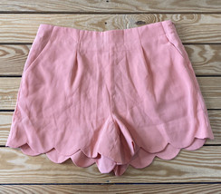 mittoshop NWT women’s scallop hem shorts size M Peach D11 - £8.06 GBP