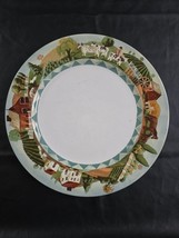 Farberware Country Life Platter Retroneu Hannah Green 12-1/4” 333 Cows H... - $316.55 MXN