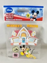 Disney Dimensional Stickers Mickey&#39;s House Pluto Scrapbooking - $5.88