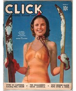 Click 3/1940- pin-up girls-color cartoons-Henry Boltinoff-Jay Irving-VG+ - $61.11