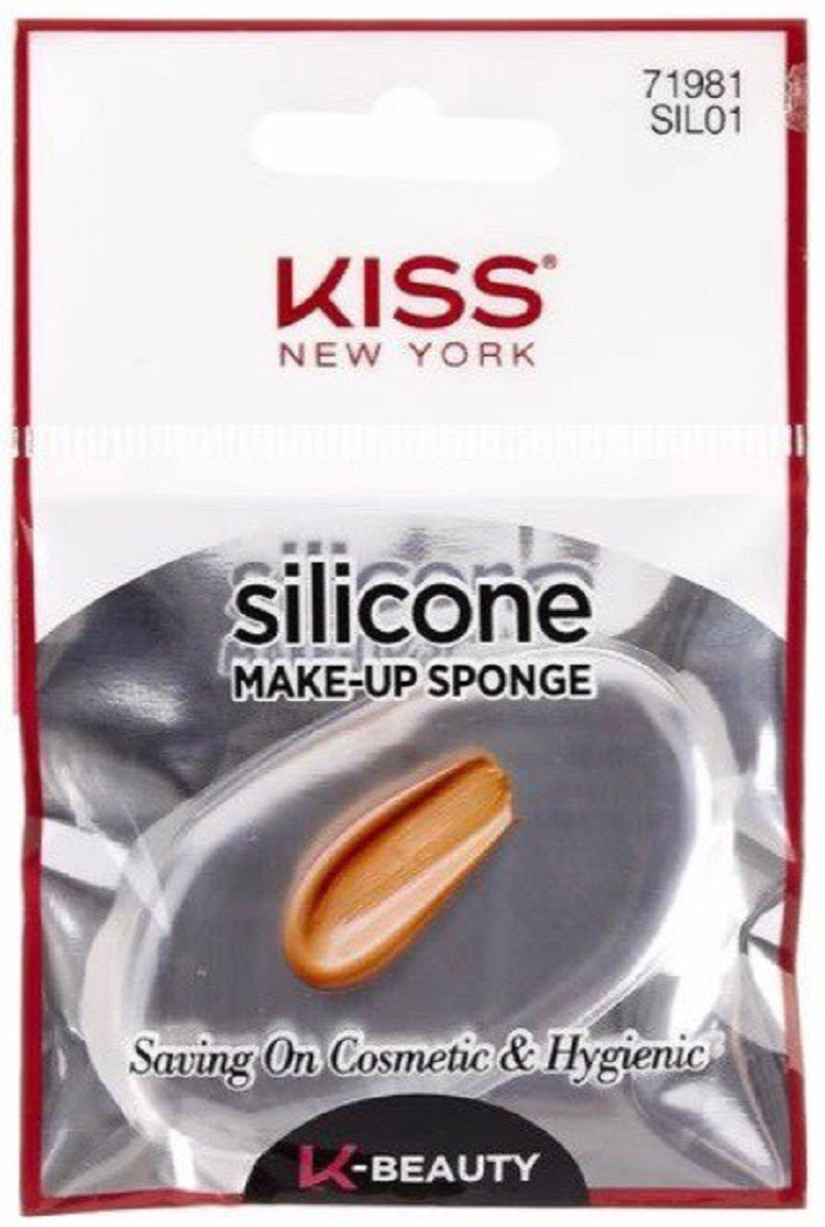 KISS NEW YORK SILICONE MAKE - UP SPONGE SAVING ON COSMETIC &amp; HYGIENIC SIL01 - $1.99
