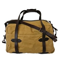 Filson Rugged Twill Travel Bag Medium 246 Weekender Duffle Leather Shoulder USA - £418.00 GBP