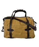 Filson Rugged Twill Travel Bag Medium 246 Weekender Duffle Leather Shoul... - £455.45 GBP