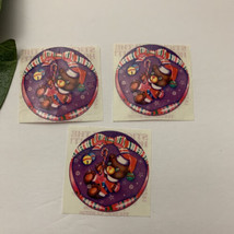 Vintage Lisa Frank Christmas Winter Teddy Bear Sticker Sheet 80s Holiday - £17.02 GBP