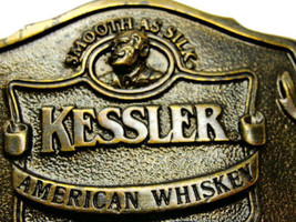 Kessler 1993 American Whiskey Belt Buckle Smooth As Silk Limited Edition... - $59.39