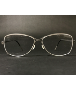 Lindberg Eyeglasses Frames 9531 Col.05 Matte Gunmetal Gray Round 53-12-150 - $270.94