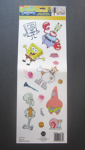 SpongeBob Squarepants 14 Peel And Stick Wall Decals! Reusable Made In US... - $6.93