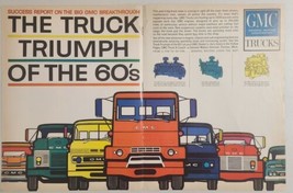 1960 Print Ad GMC Trucks Breakthrough Triumph of the 60&#39;s Success Report - £16.48 GBP