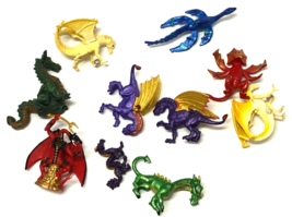 Safari Ltd PAPO Set of 10 Dragons 1 1/2 &quot; - $19.80