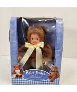 2005 ANNE GEDDES Baby Bears From Book Down In Garden Bean Filled Collection - £14.37 GBP