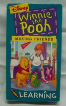 Vintage Winnie The Pooh Making Friends Vhs Video Walt Disney - £11.10 GBP